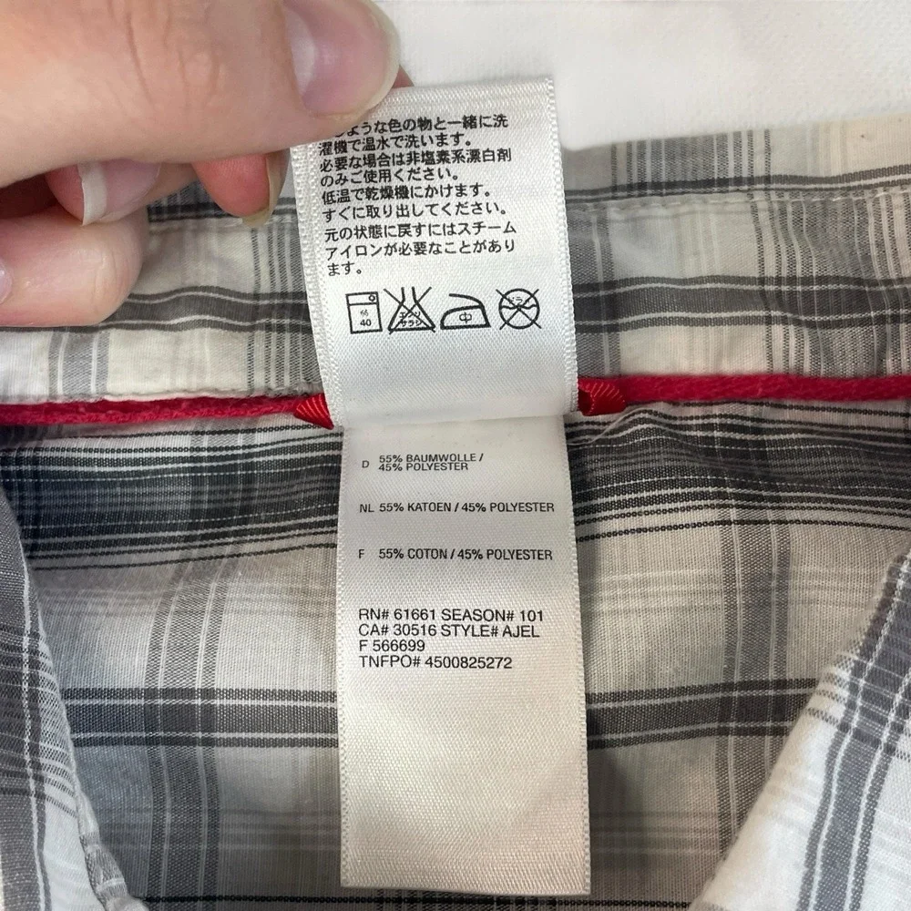 The North Face Men's Plaid Short Sleeve Button Down (LG)‎ Outdoor